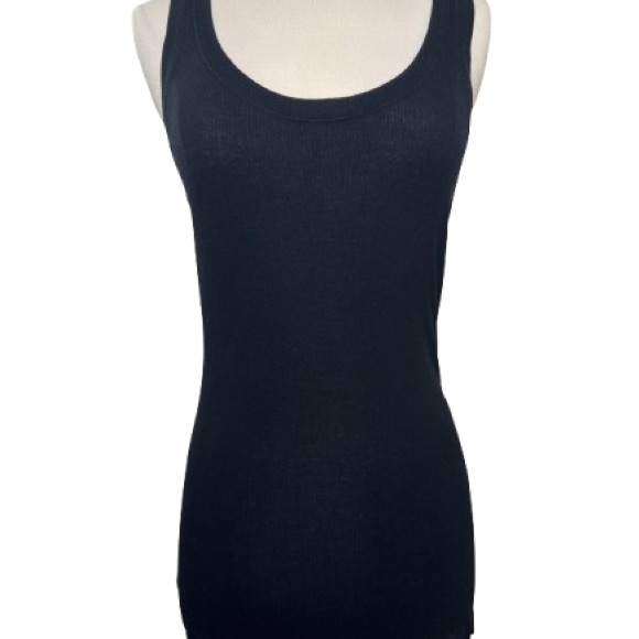 BCBGMaxAzria Sleek Black Tank Top - Picture 1 of 4